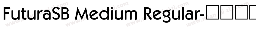 FuturaSB Medium Regular字体转换